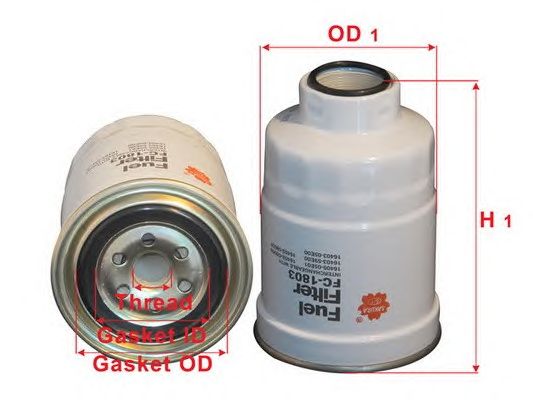 Фильтр топливный SAKURA FC1803 (FC-226)